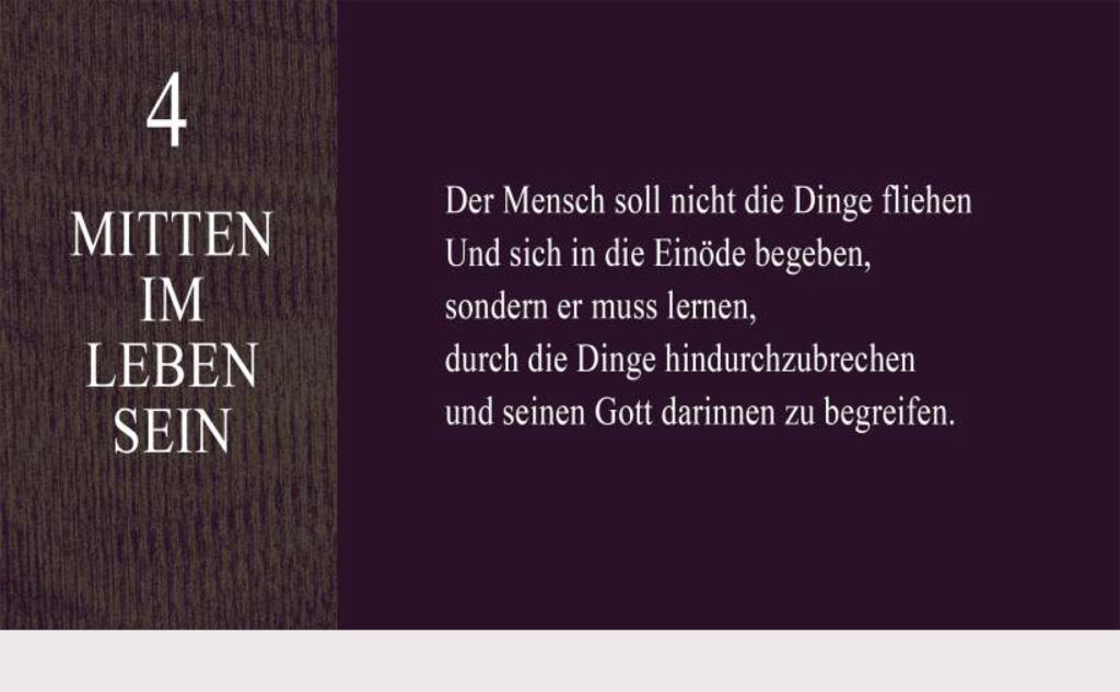 Mitten im Leben sein LOGON