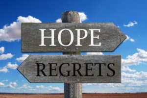 hope, regrets, future, past, motivational, quotes, motivation, experience, forward, way, sign, blue, sky, wood, choice, regrets, regrets, regrets, regrets, regrets, quotes, quotes